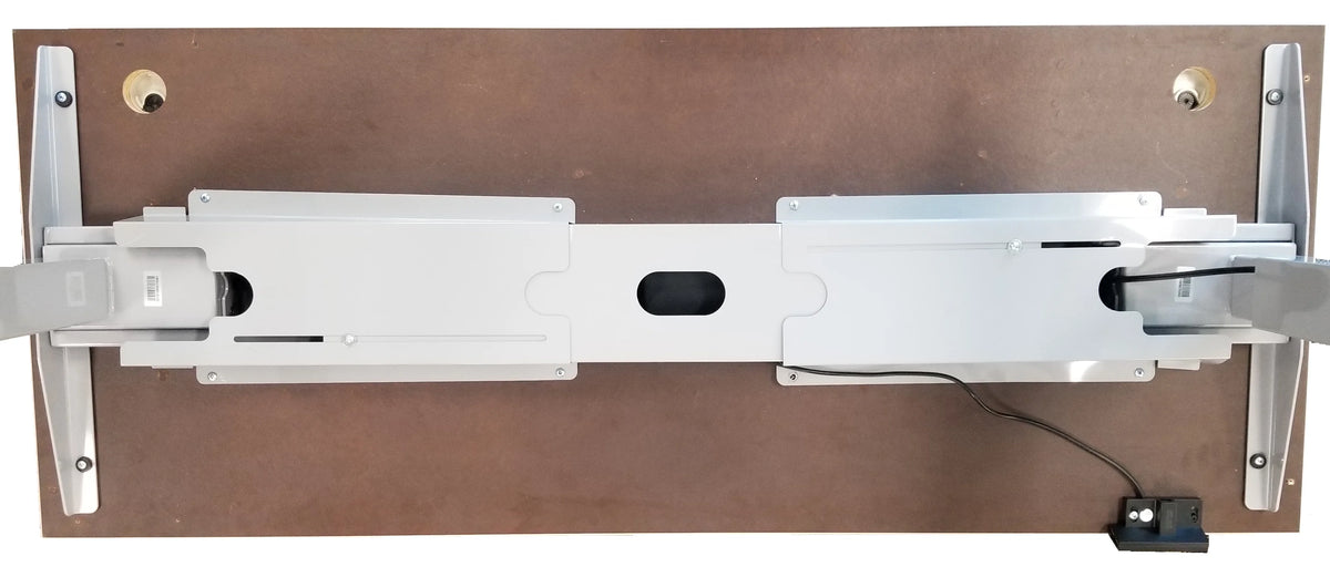 Dual Motor Height Adjustable Desk with White Frame I218173