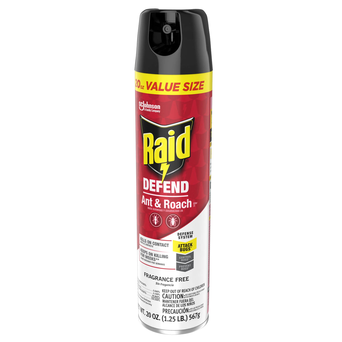 Fragrance-Free Insect Killer Spray 20 oz 2 Count R541