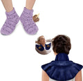 Microwave Heating Pad for Neck Shoulders and Booties and Hot Feet Warmers U313556