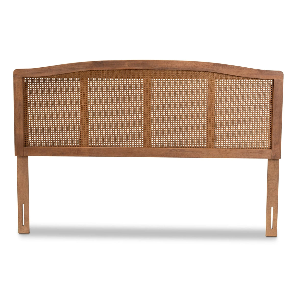 Wood and Synthetic Rattan Headboard King G9841