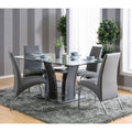 Black Faux Leather Arched Dining Chair (Set of 2) V954313