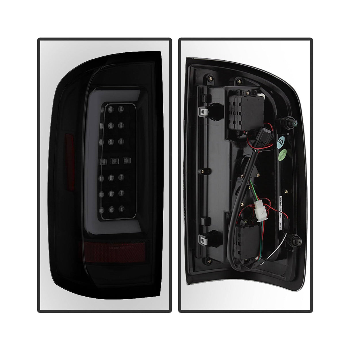Black Smoke LED Tail Lights X240258