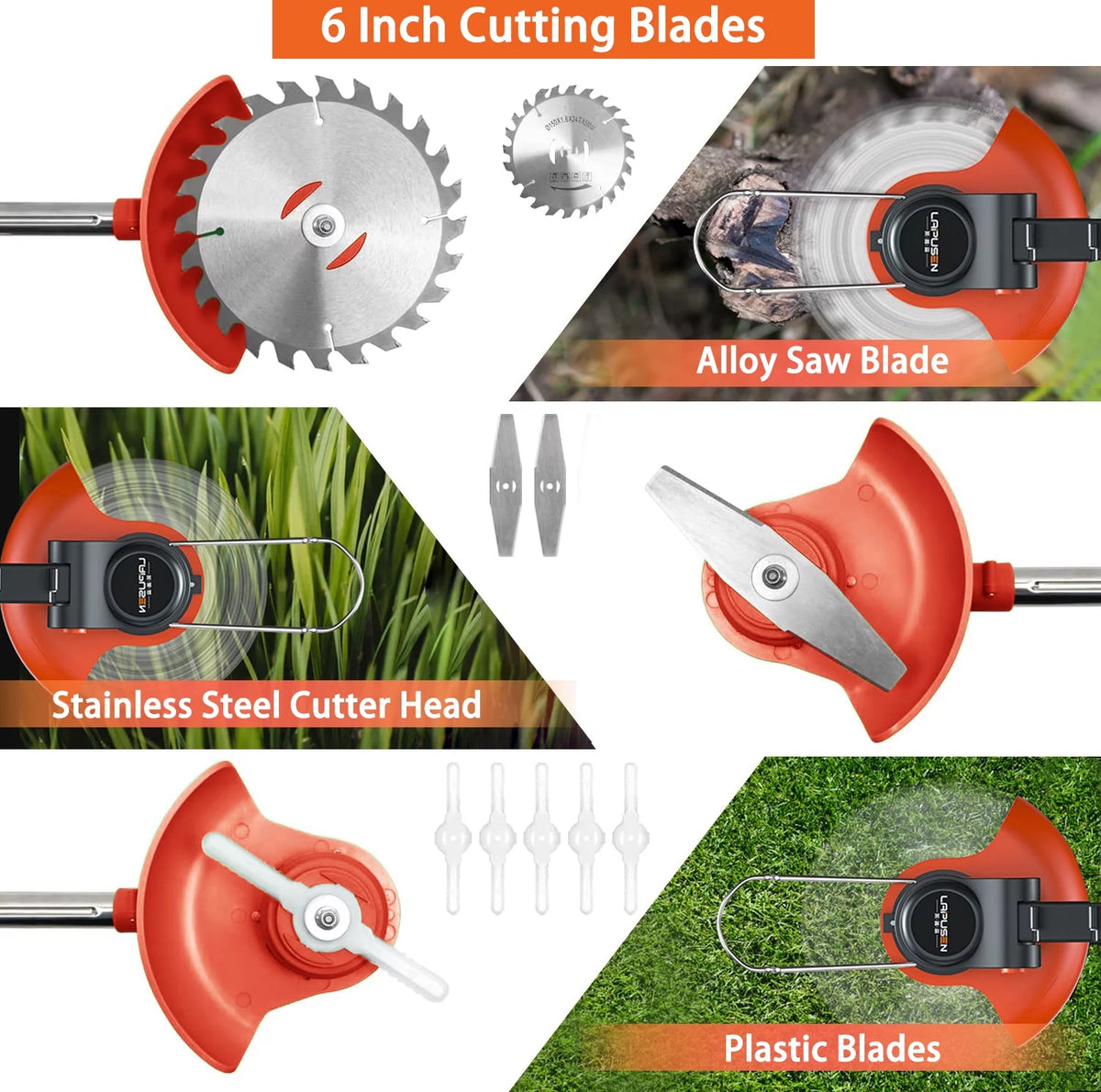 Cordless String Trimmer & Edger with Battery and Charger L168