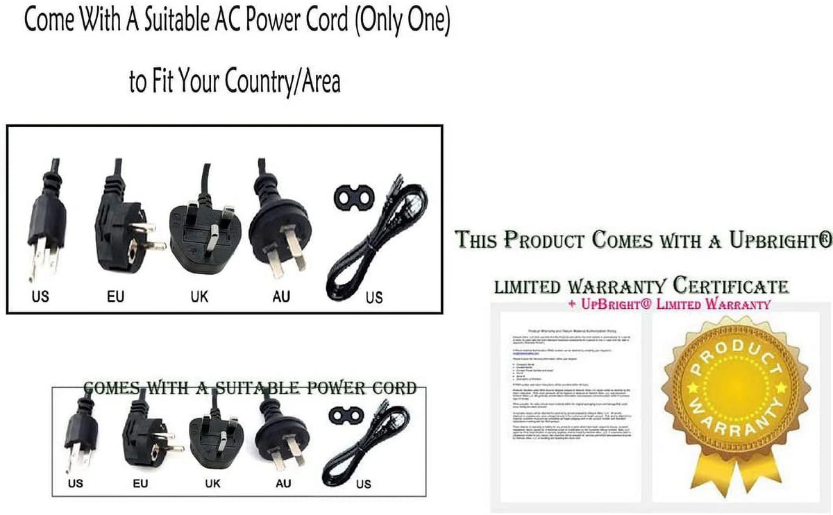 AC/DC Adapter for Exercise Bike Power Supply Cord Charger B8197