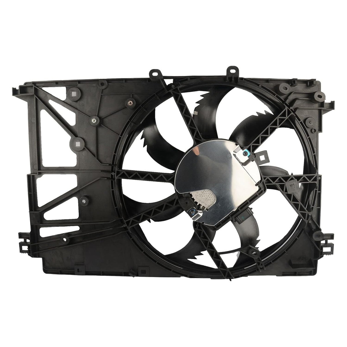 Engine Radiator Dual Cooling Fan Motor Assembly Replacement P65351