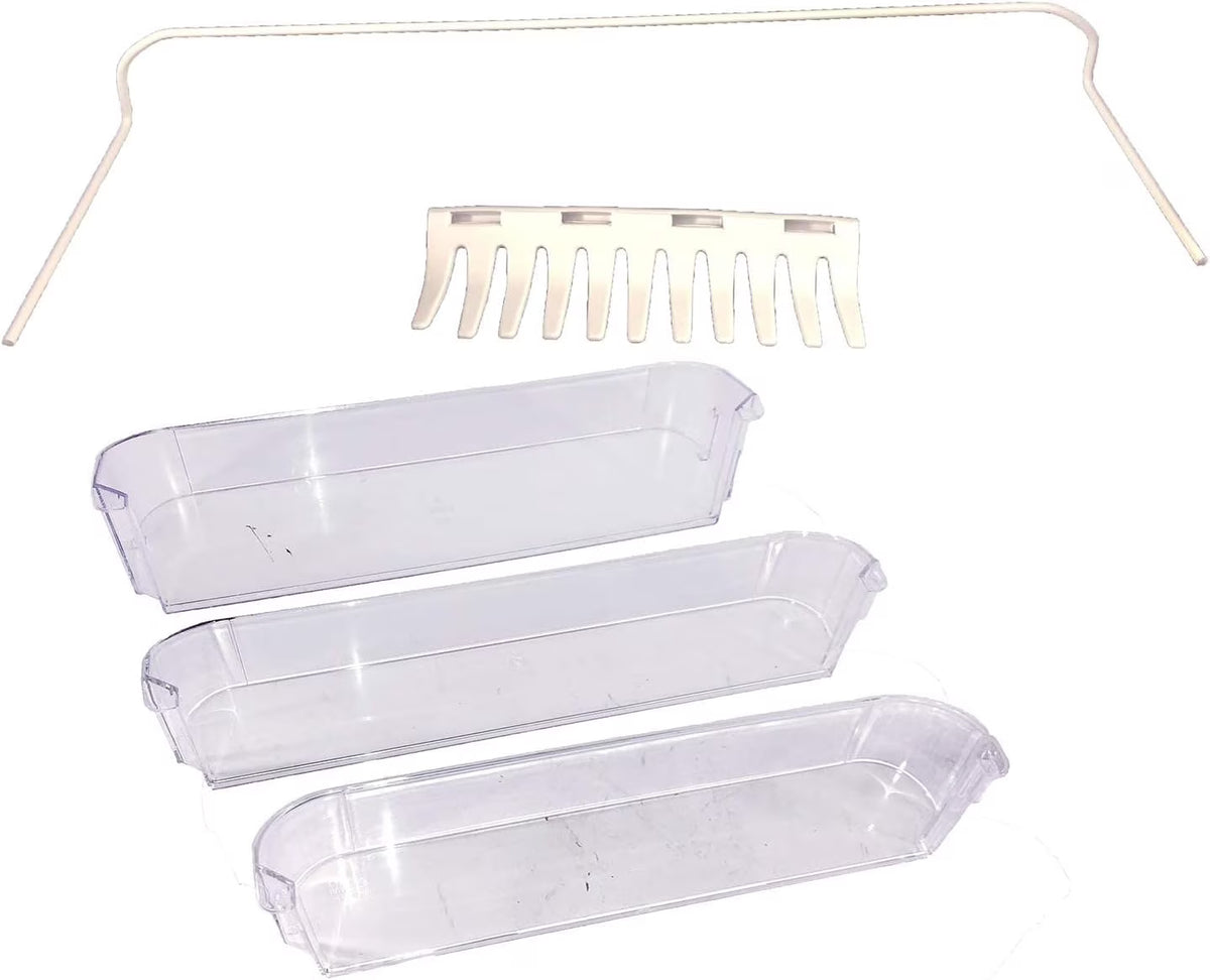 Clear Refrigerator Door Shelf 5-Piece Kit Y6937