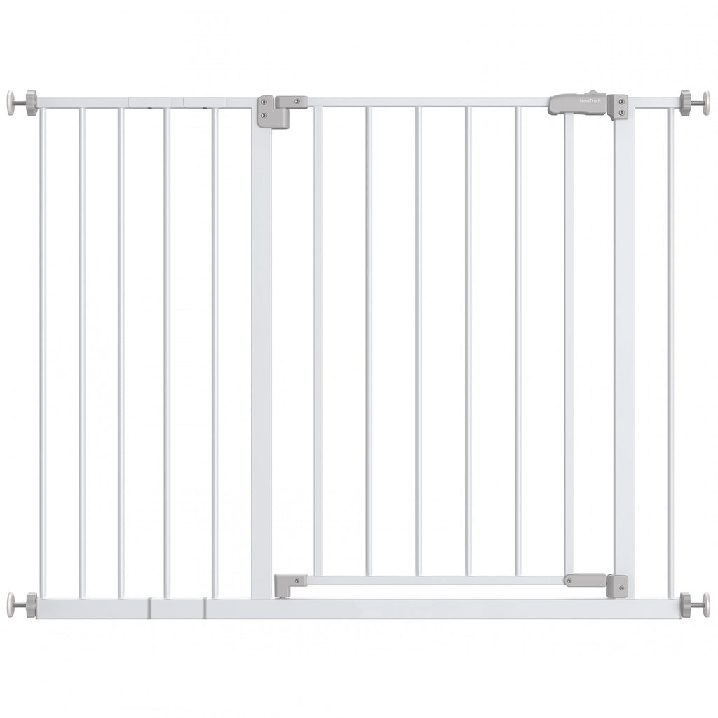White 30" Tall Pressure Mounted Baby Safety Gate I82463