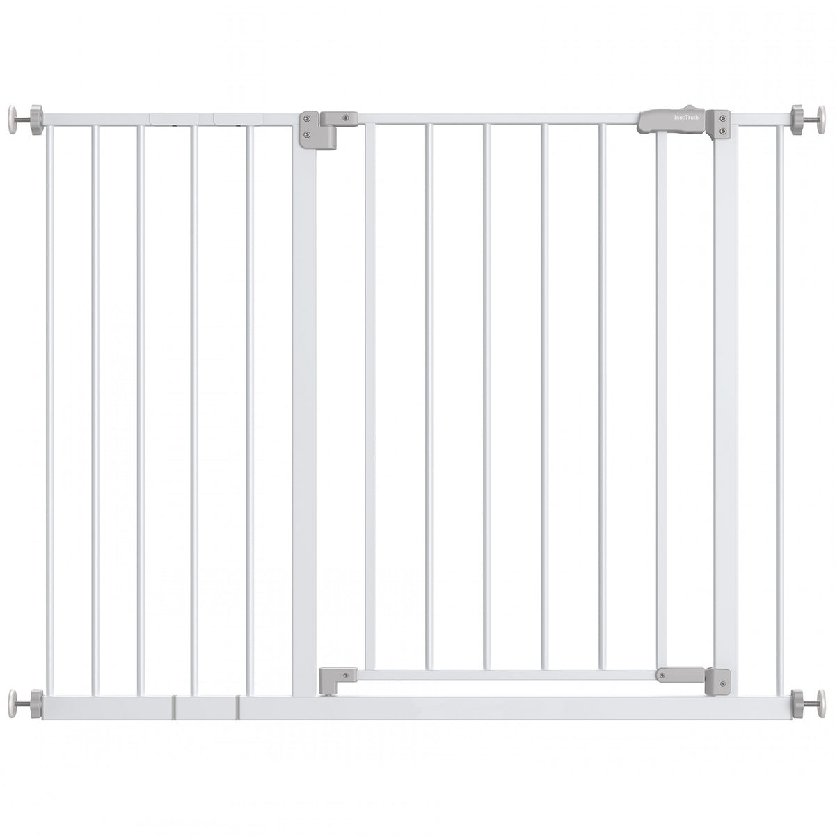 White 30" Tall Pressure Mounted Baby Safety Gate I82463