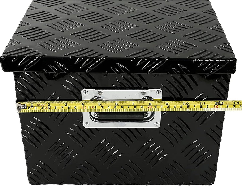 Black Aluminum Pick Up Truck Bed Tool Box with Lock Keys C31607