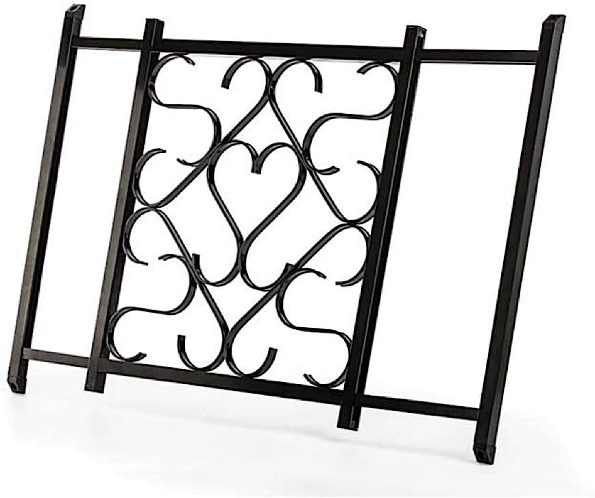 Black Adjustable Screen Door Grille Pack of 2 L86718