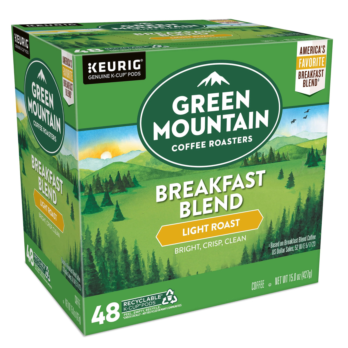 Light Roast K-Cup Coffee Pods, 48 Count C62656