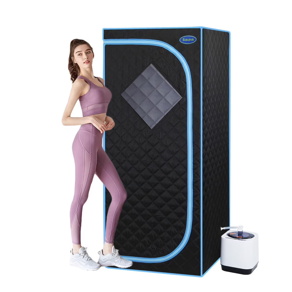 Portable Full Body Steam Sauna Tent with Folding Chair Y5760