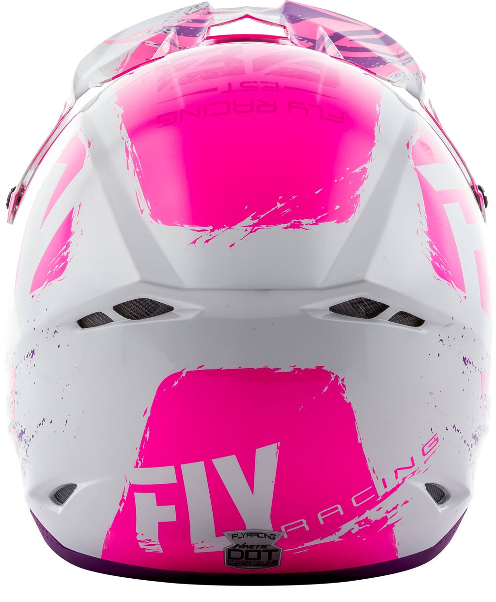 Neon Pink/White/Purple Helmet J836