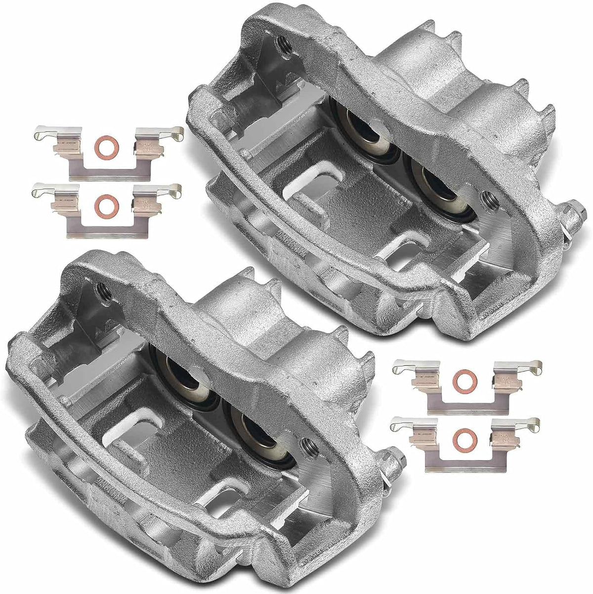 Disc Brake Caliper Assembly with Bracket 2-PC Set U195