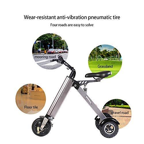 Electric Scooter Mini Foldable Tricycle Weight 14kg with 3 Gears Speed and 3 Shock Absorbers X182344