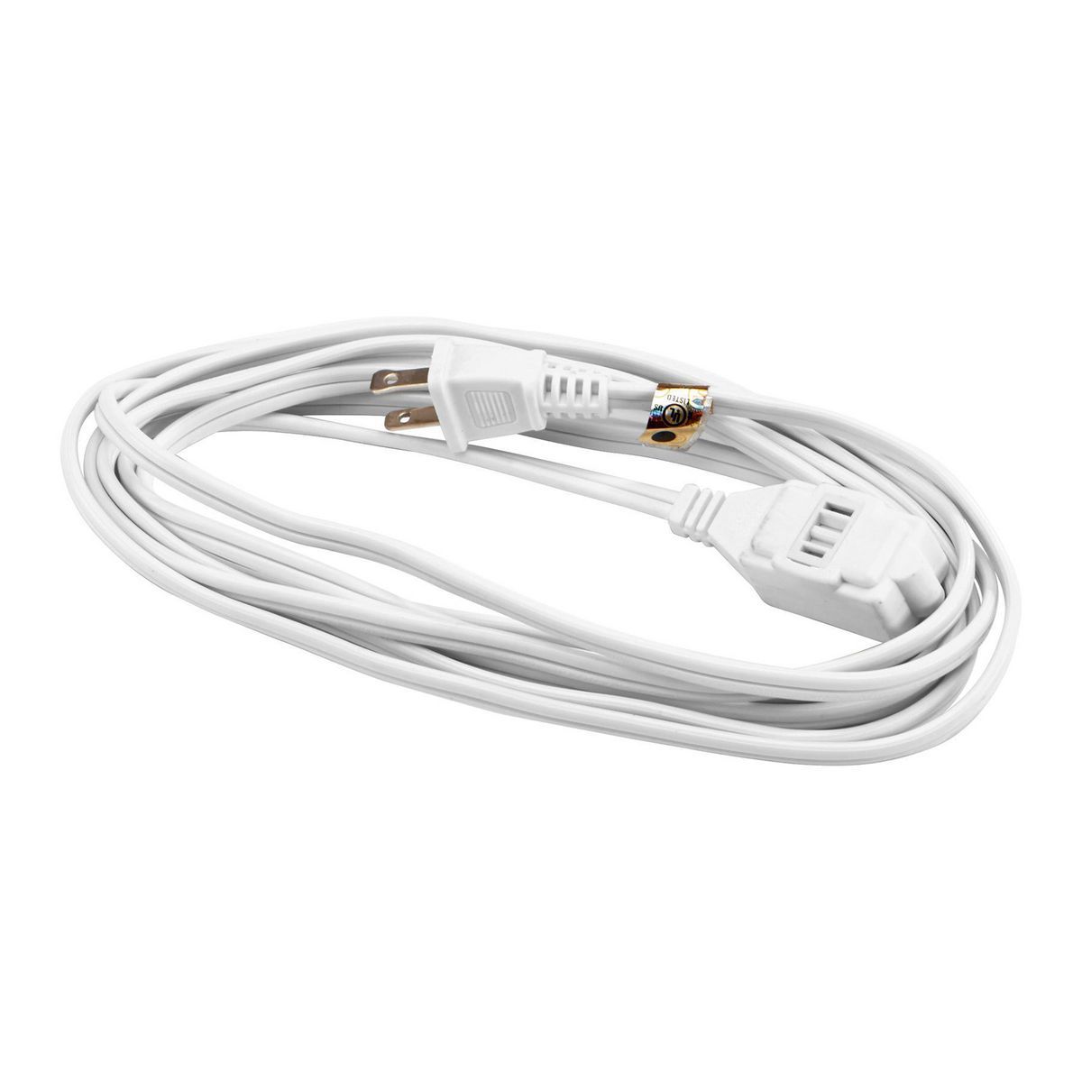 White 12 ft. Indoor Extension Cord Q4058