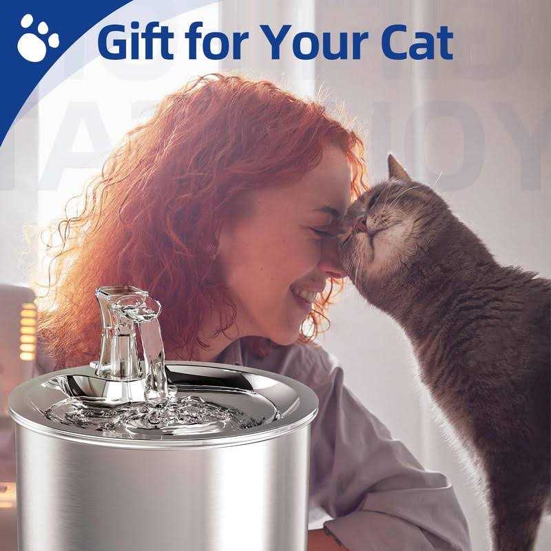 Cat Water Fountain Stainless Steel G308