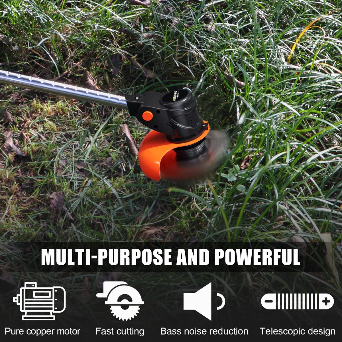 Cordless String Trimmer & Edger with Battery and Charger L168
