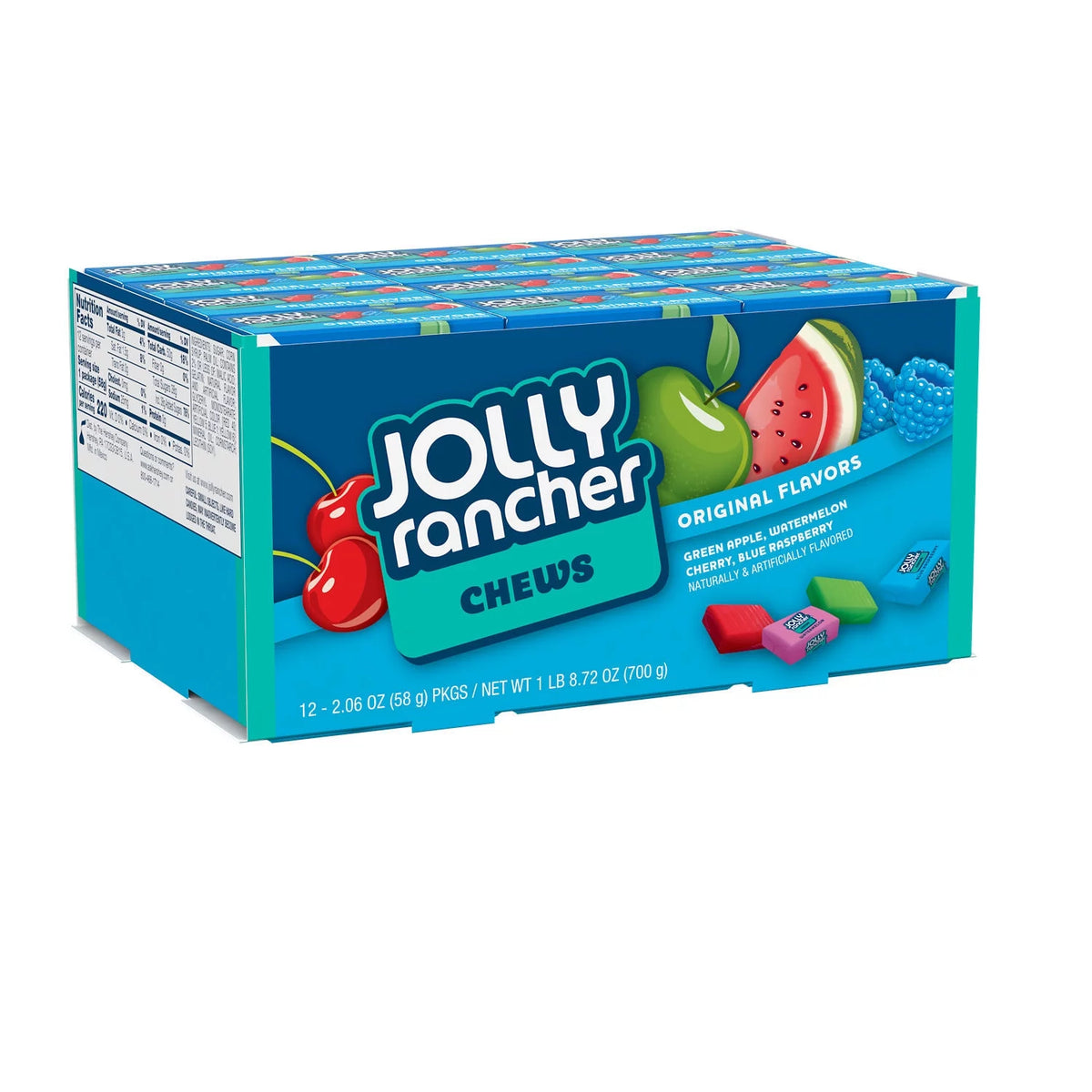 Assorted Fruit Flavored Chews 2.06 oz 12 Count N2162