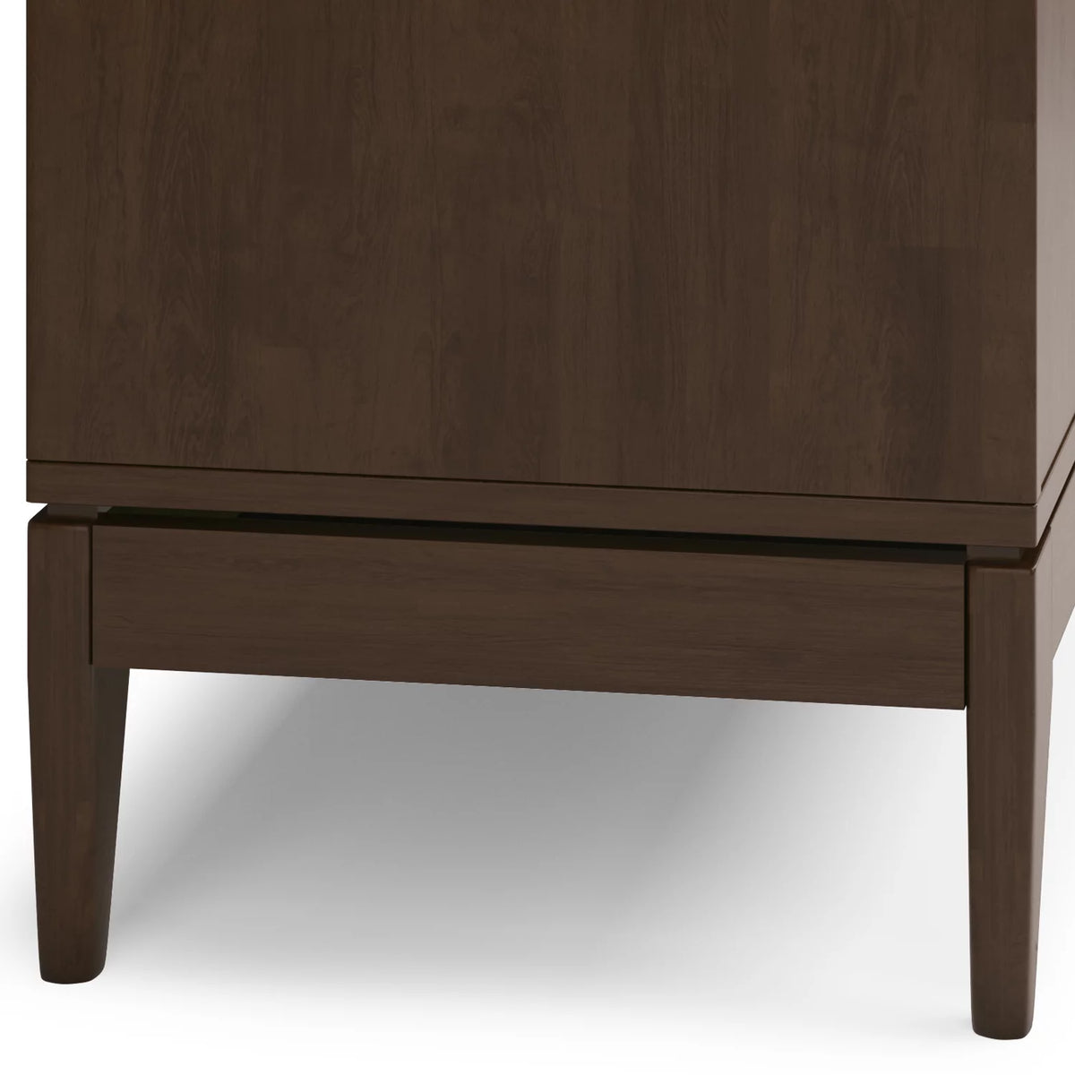 Walnut Brown 60 inch Solid Hardwood Sideboard Buffet V351