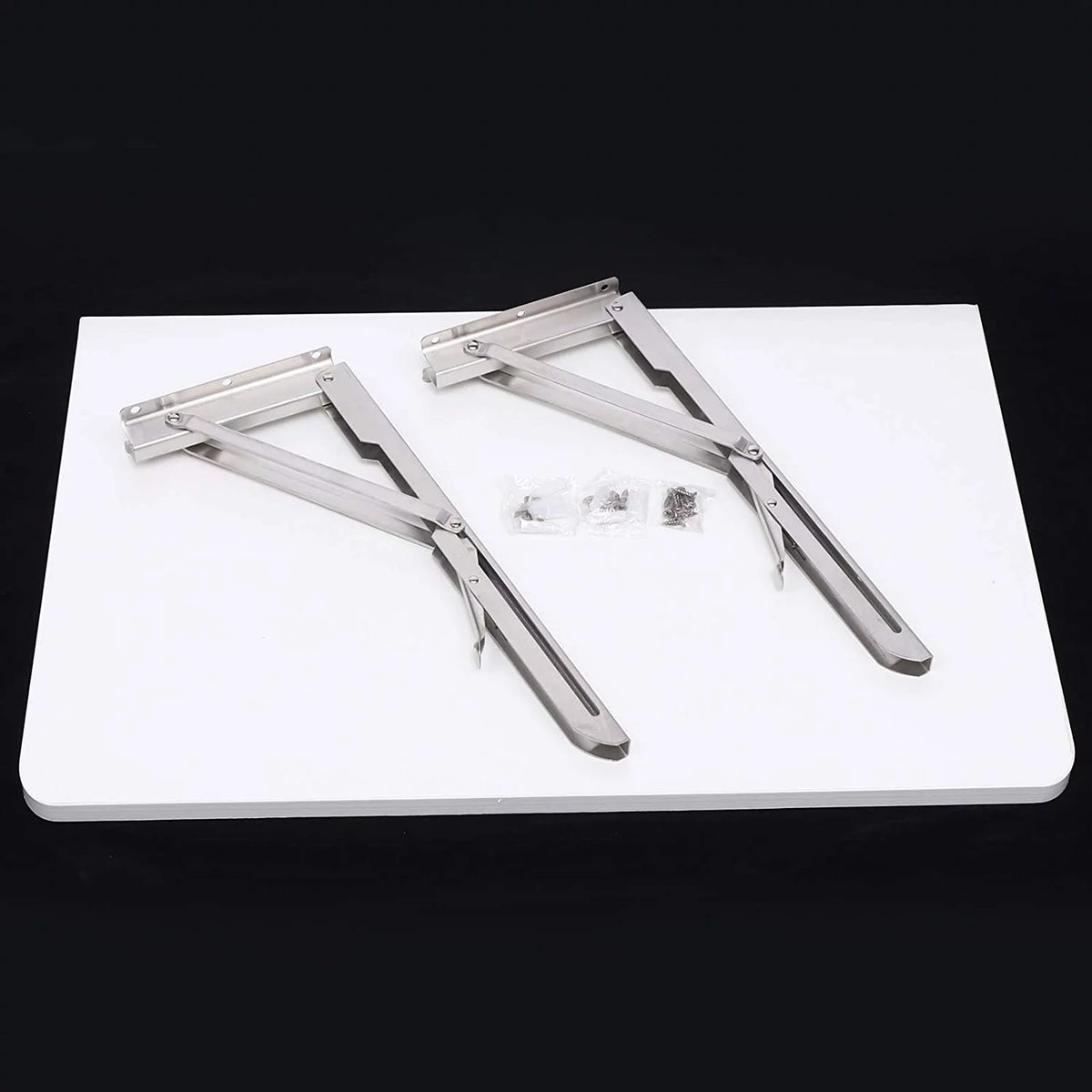 Wall Mounted Fold Down Desk 60cmx40cm White P40766