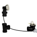 Satin Nickel Cable Drive Bath Waste D526
