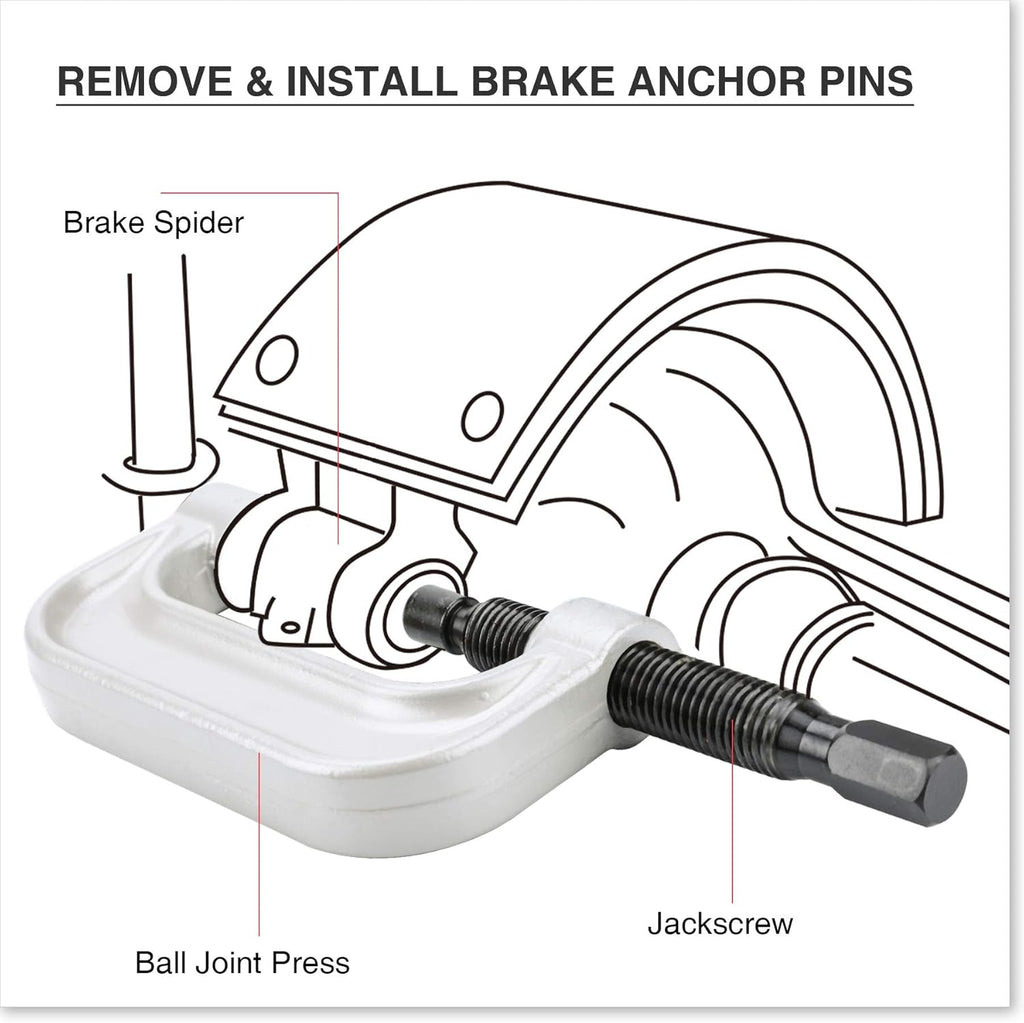 21PCS Ball Joint Press Kit & U-Joint Puller Service Tool Set E247