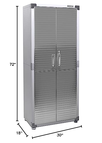 Solid Steel Lockable Metal Storage Cabinet with Adjustable Shelves U4473