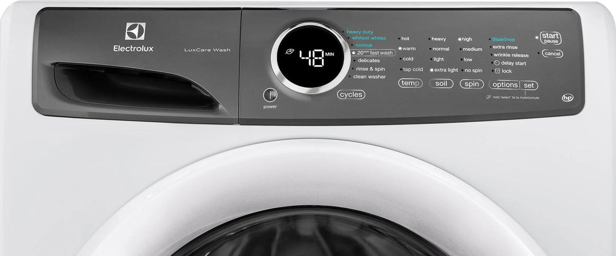 27" Front Load Washer with 4.3 cu. ft. Capacity in White S268
