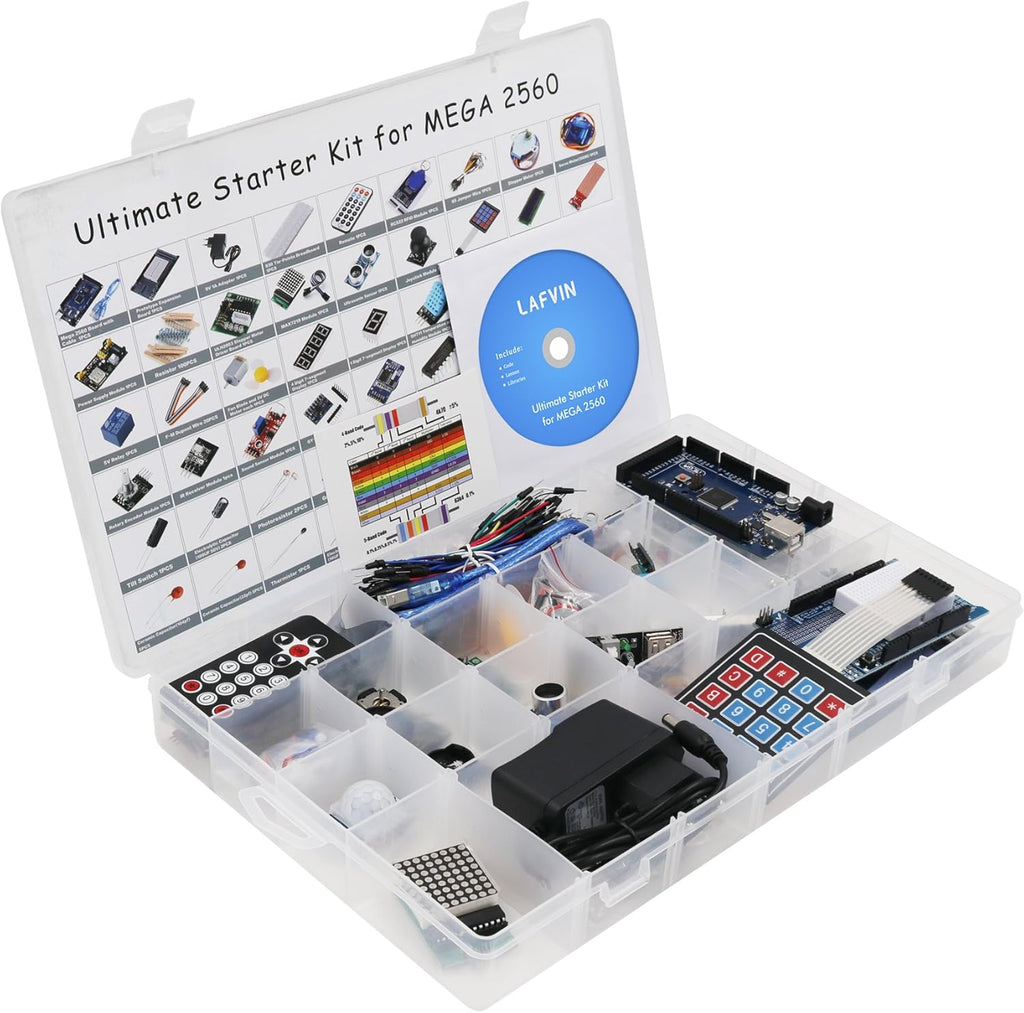 Mega 2560 Project Starter Kit with Tutorial Compatible with Arduino IDE Pack of 2 G8899