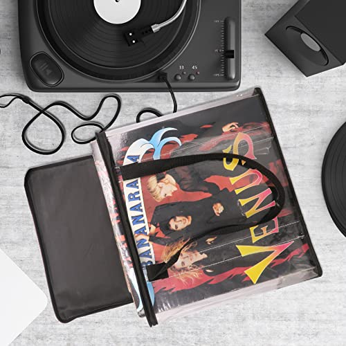 Vinyl Record Storage Cases 6 Pack Clear PVC Z3200
