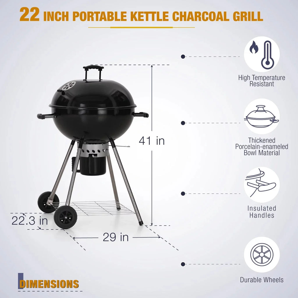 Portable Charcoal BBQ Grill M997