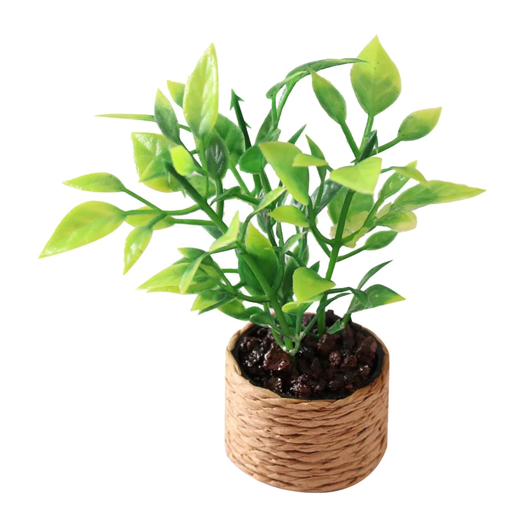 1:12 Scale Miniature Potted Plant Scenery Supplies R285