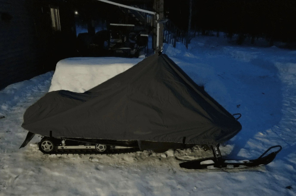 200 Denier All Black Snowmobile Cover A6994
