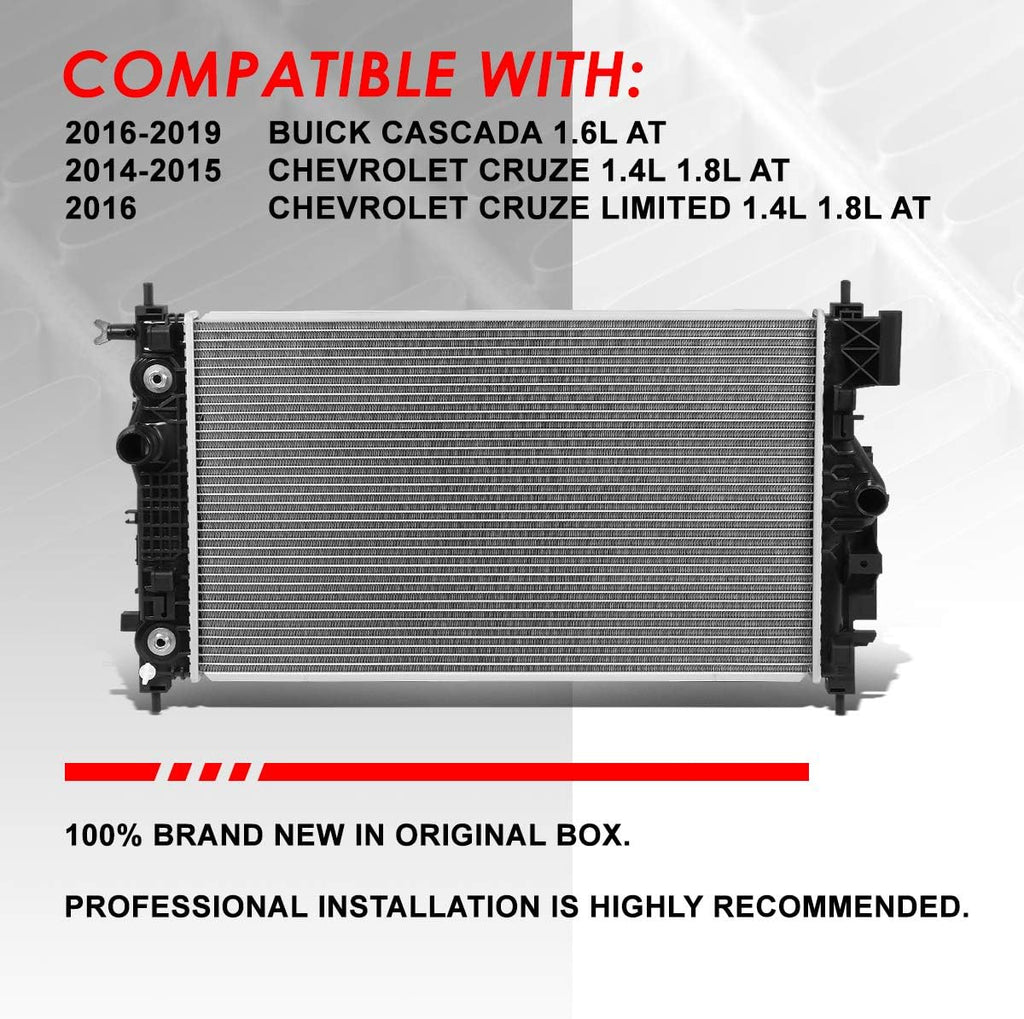 1-Row Cooling Radiator Aluminum Core Pack of 2 R216193