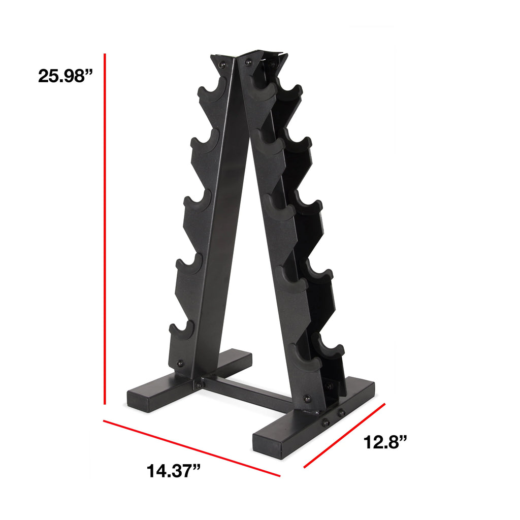 Black A-Frame Dumbbell Rack S83951