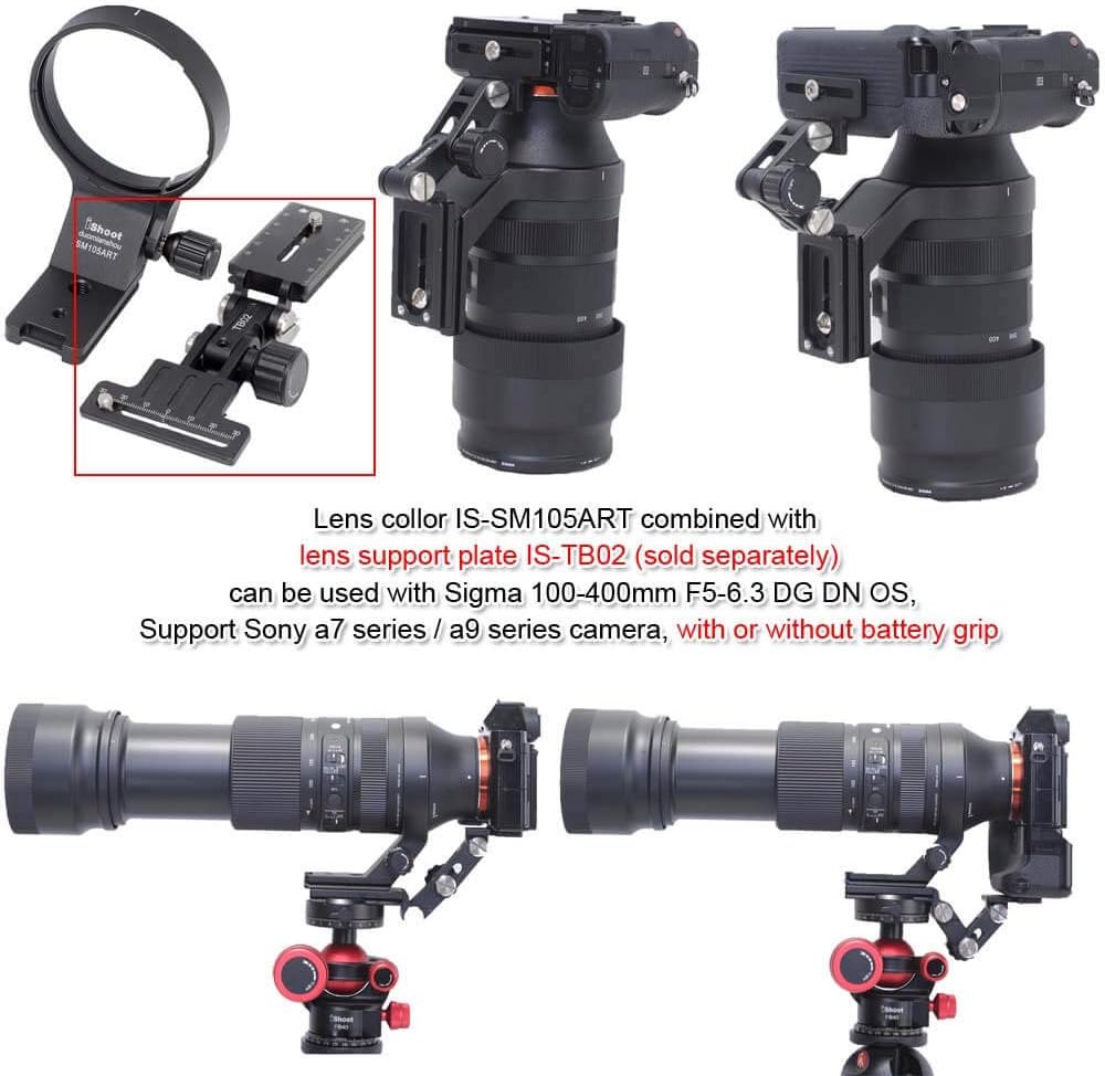 Lens Collar Tripod Mount Ring with Arca Fit Plate U714840