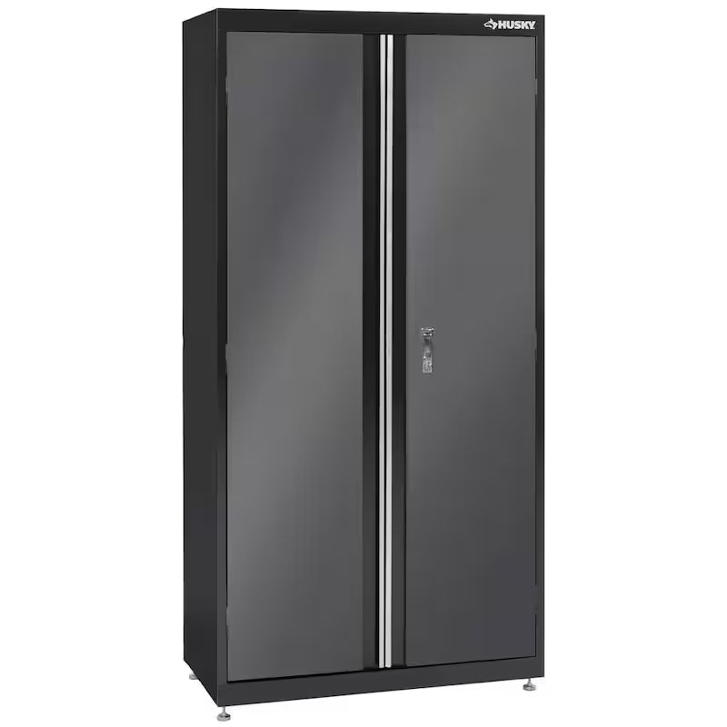 Black and Gray Welded Steel Floor Cabinet N927829