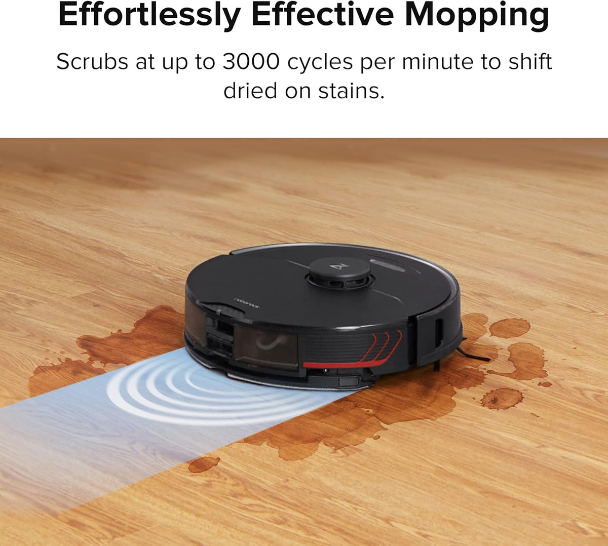 Robot Vacuum and Sonic Mop with 5100Pa Suction J11533