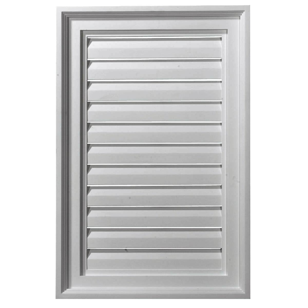 16 inchw x 12 inchh Urethane Gable Vent Louver D95322