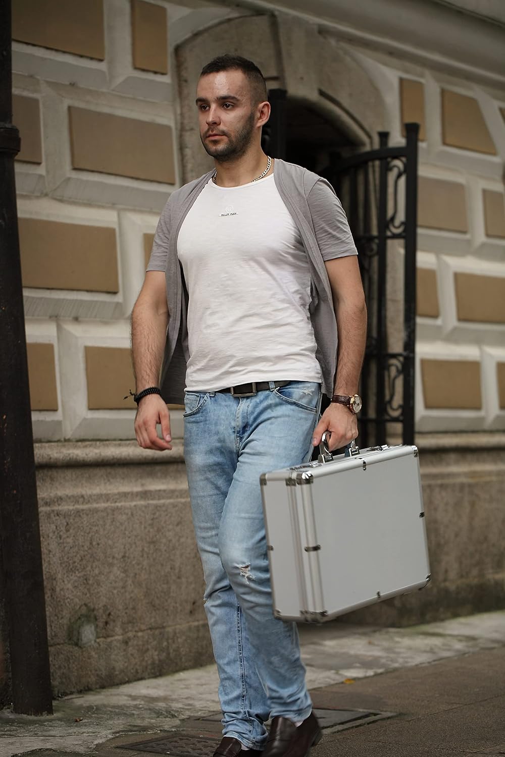 Aluminum Hard Case ToolBox Carrying Case B291