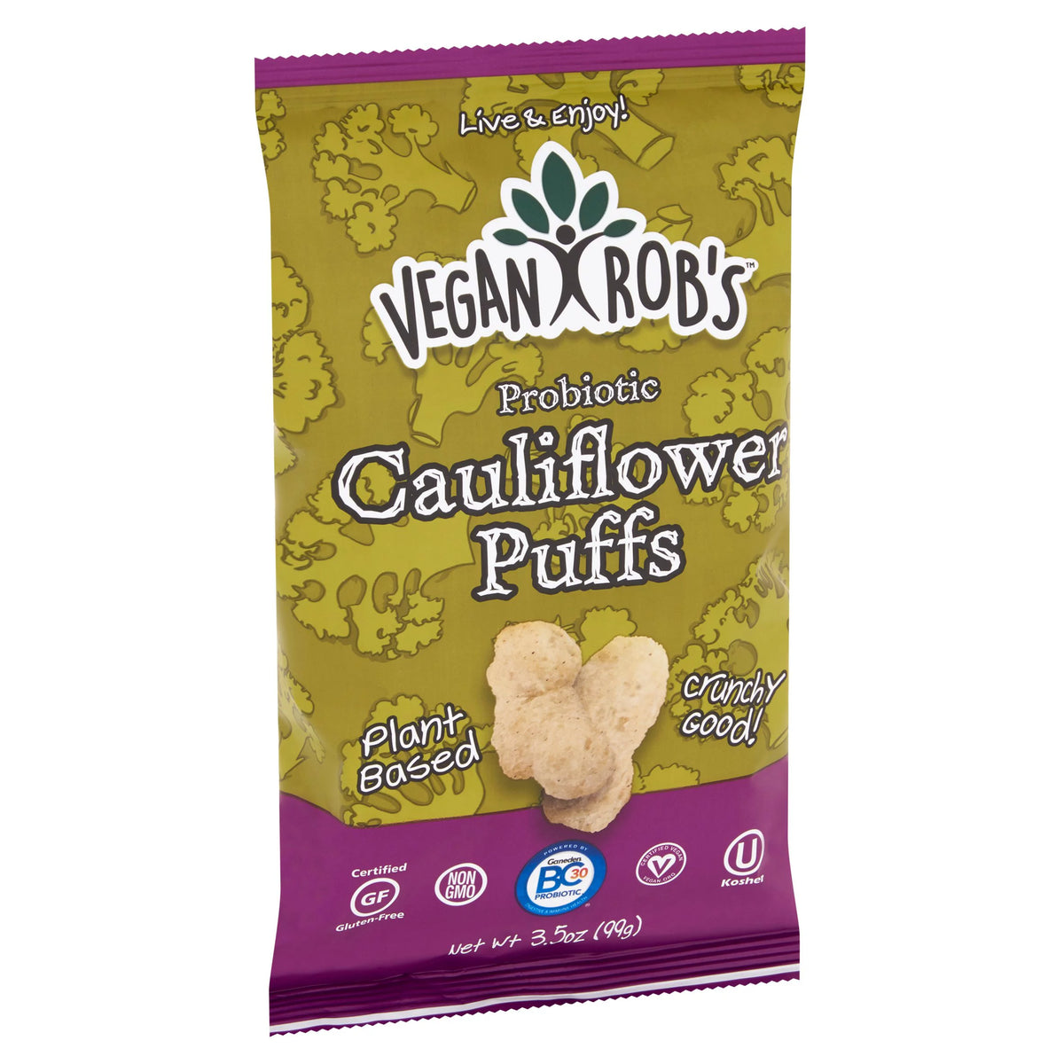 Cauliflower Probiotic Puffs 3.5 Oz Pack Of 12 O5487