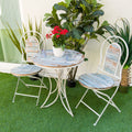 3-Piece Steel and Wood Bistro Set K47816