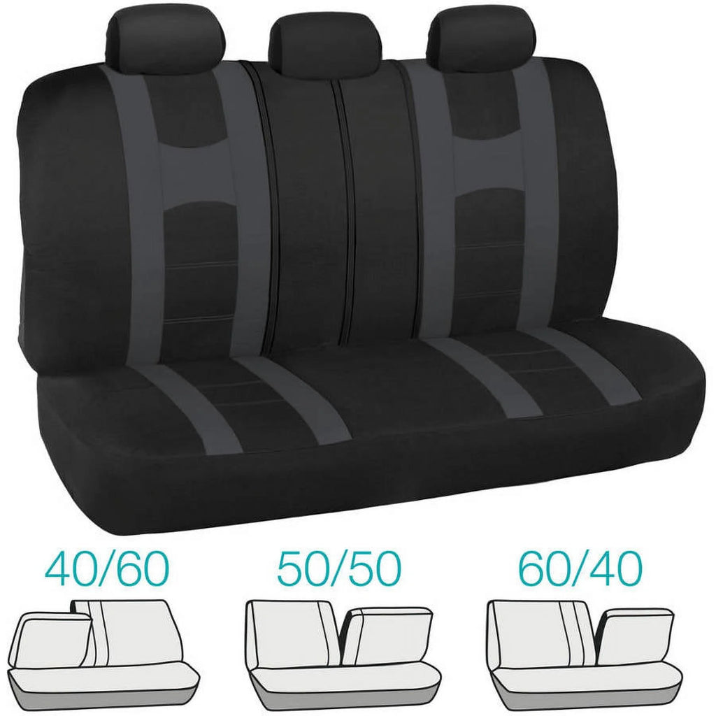 Car Seat Covers with Floor Mats and Steering Wheel Cover Full Set P406
