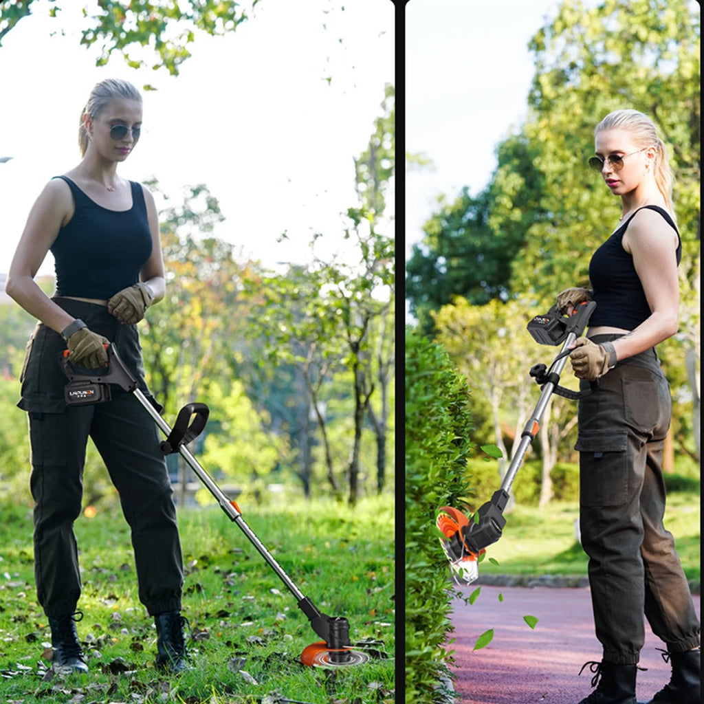 Cordless String Trimmer & Edger with Battery and Charger L168
