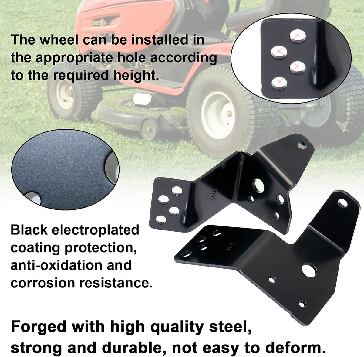 42" Deck Gauge Wheel Bracket Kit Pack of 2 L9387
