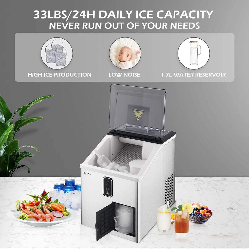 Countertop Ice Maker and Ice Shaver Machine H945365