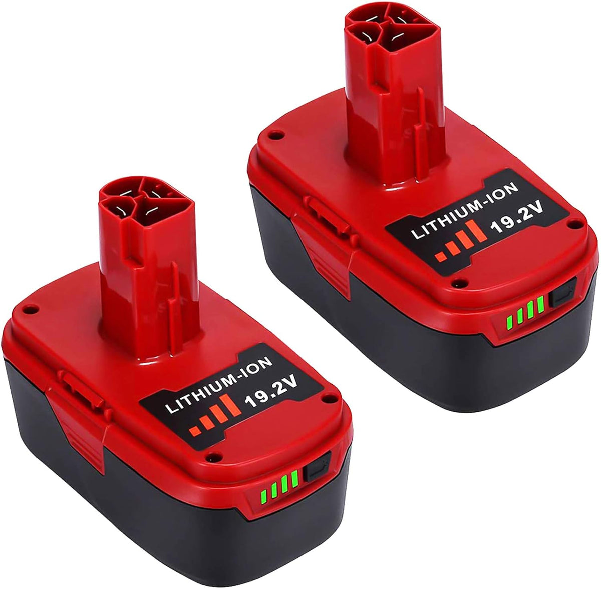 2 Pack 5000mAh 19.2V Li-ion Replacement Battery T187