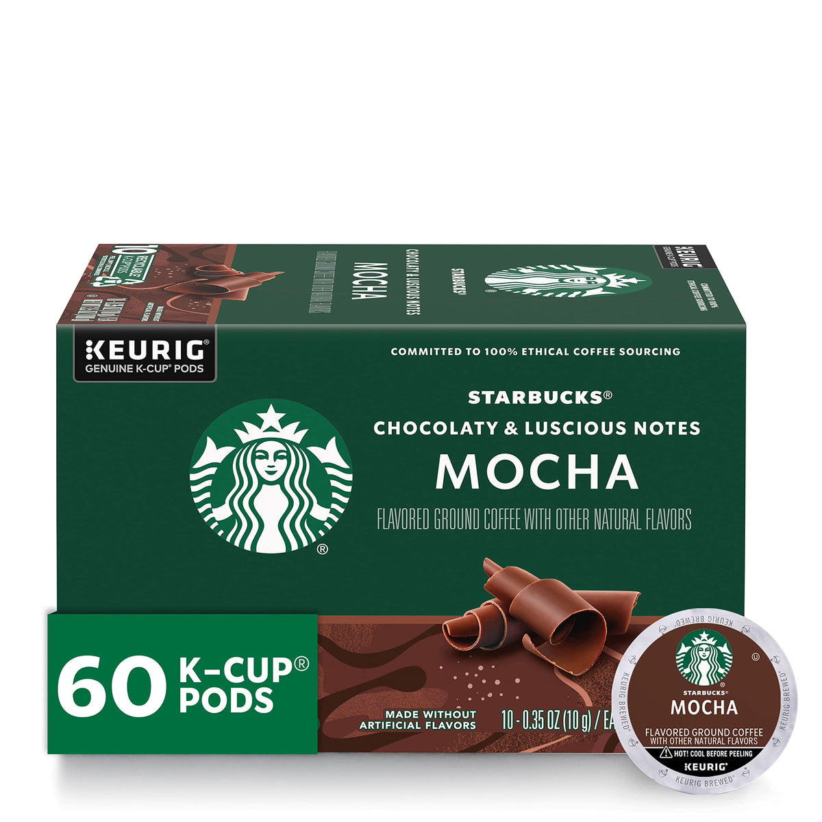 Mocha K-Cup Coffee Pods for Keurig Brewers, 60 Pods Total I904338
