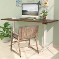 Dual Motor Height Adjustable Desk with White Frame I218173